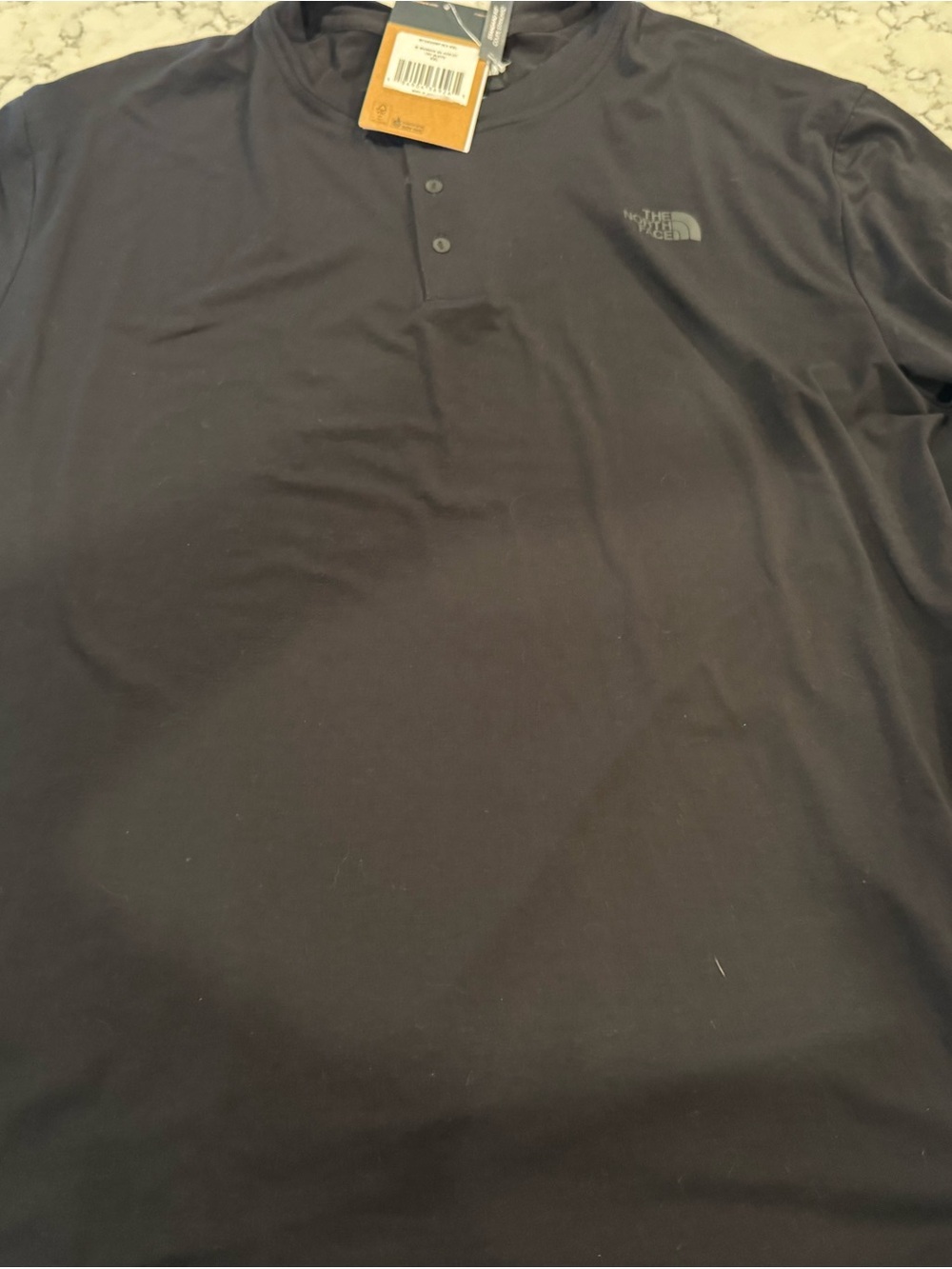 NWT The North Face Men’s Black Henley Performance Shirt